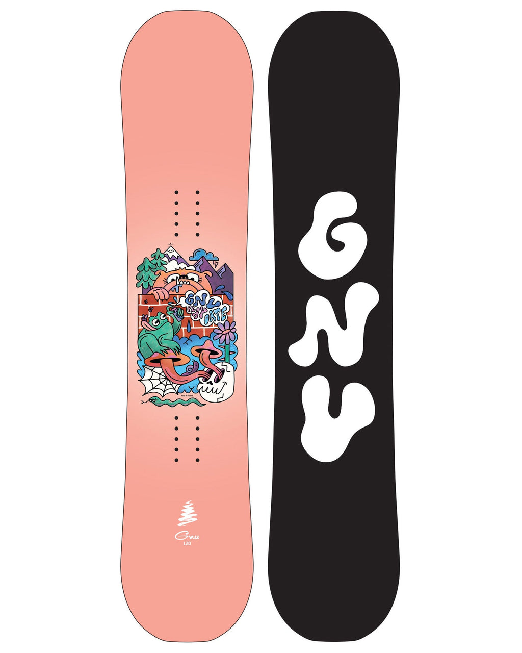 GNU Playdate Grom Snowboard Package 2027