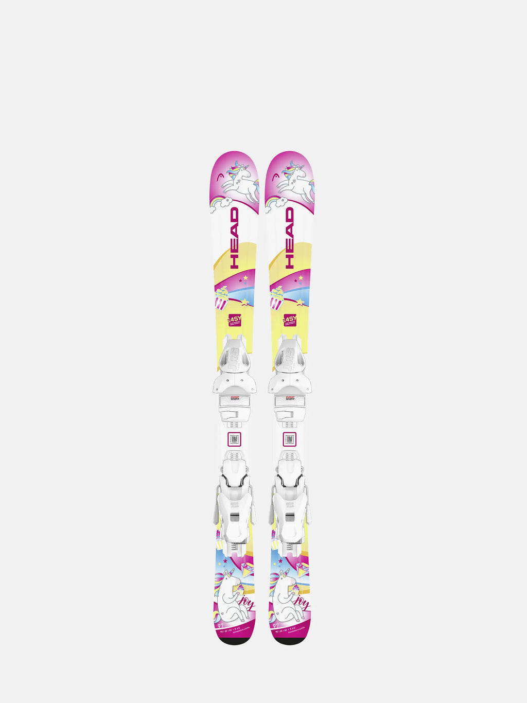 Head Unicorn JRS Junior Skis w/ JRS 4.5 GW CA Bindings 2027