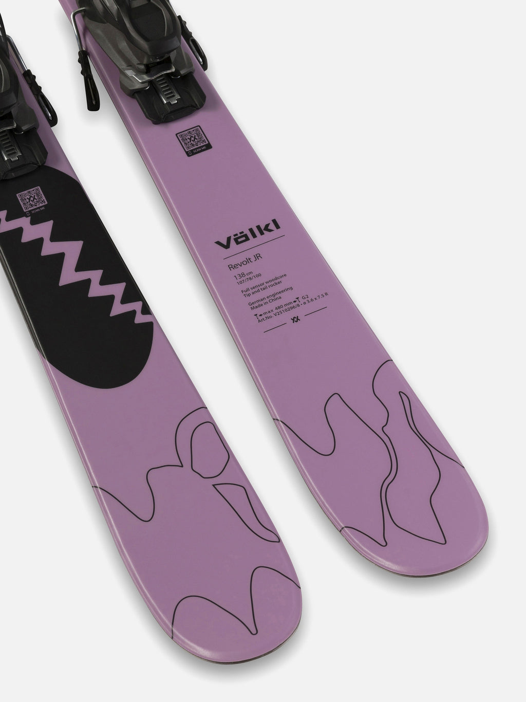 Volkl Revolt Jr Urban Skis w/7.0 Vmotion Bindings 2026